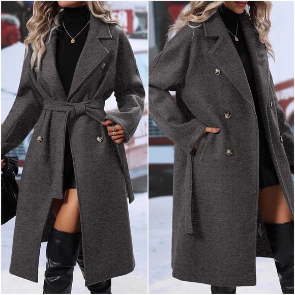 Jackets & Blazers - Classic Double Breasted Jacket Coat